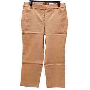 JM Collection Pants Straight Leg Tummy Control Core Curvy Fit Plus Size 16W